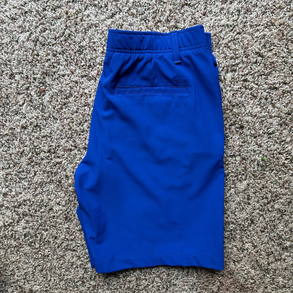Modern style *Under Armour* lightweight wicking blue casual golf ⛳️ shorts - 34